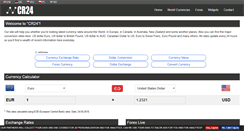 Desktop Screenshot of currencyrate24.com
